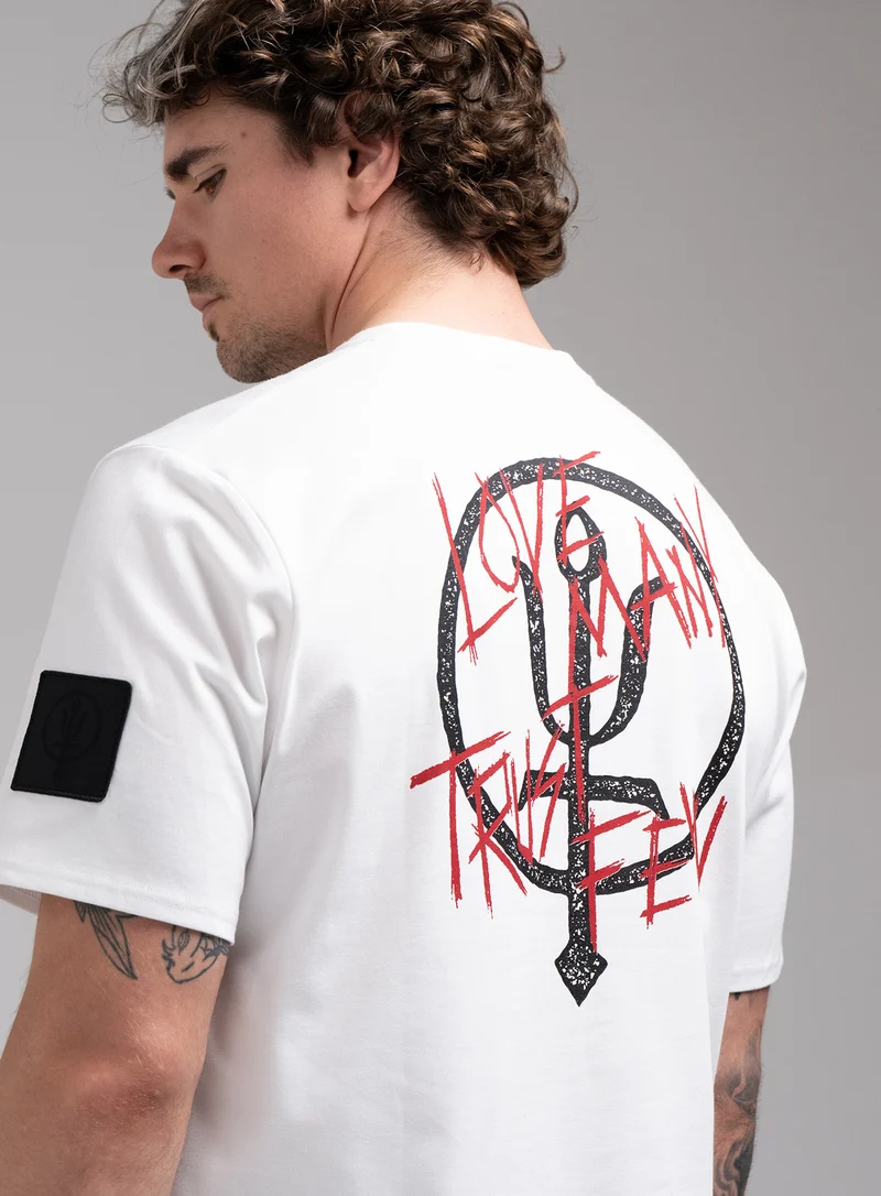INSIGNIA T-SHIRT - LOVE MANY TRUST FEW
