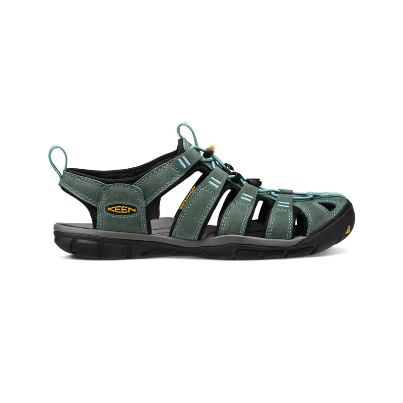 Clearwater Leather CNX Sandale für Damen | Mineral Blue/Yellow