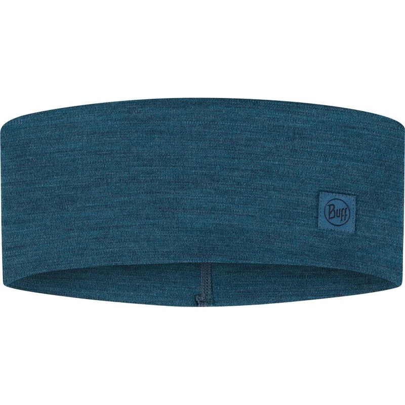 Buff Merino Wide Headband Stirnband solid-ocean