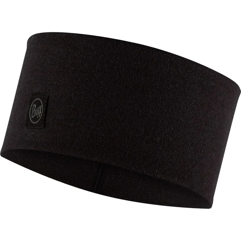 Buff Merino Wide Headband Stirnband black