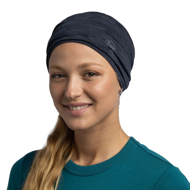 Buff Merino Lightweight Schlauchtuch dark blue