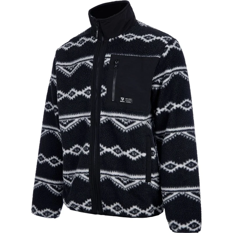 Brunotti Kevio-Zip Urban Herren Fleecejacke black