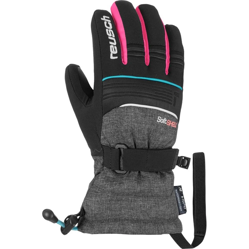 Reusch Kondor R-Tex® Xt Kinder Handschuh black / black melange / knockout pink