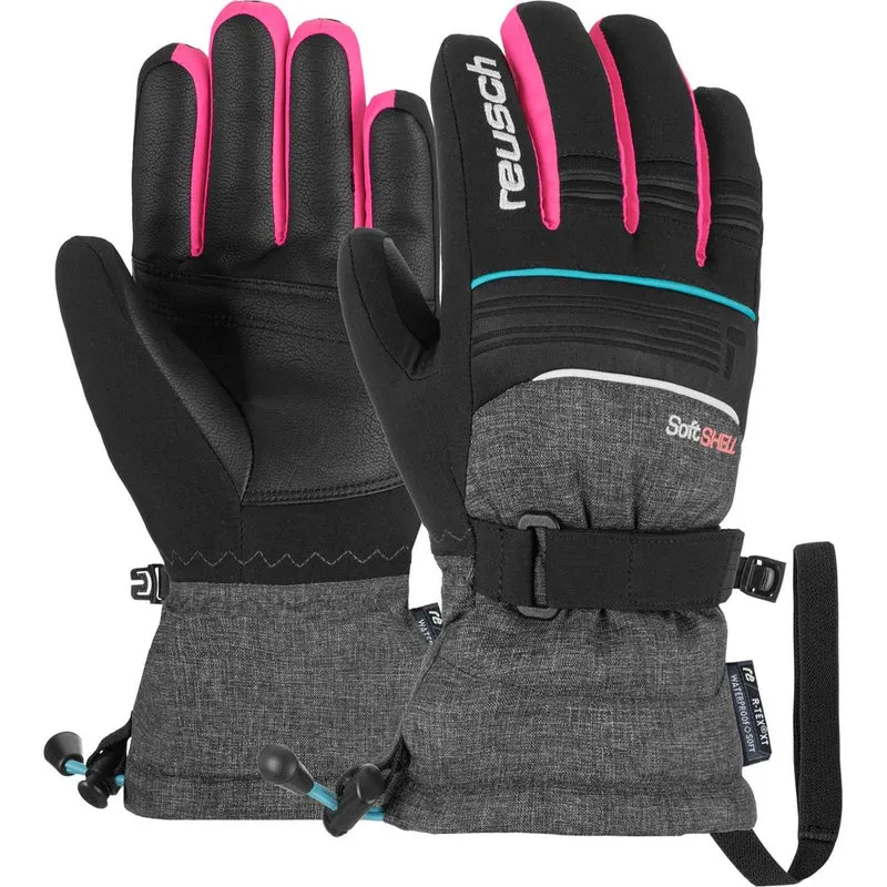 Reusch Kondor R-Tex® Xt Kinder Handschuh black / black melange / knockout pink