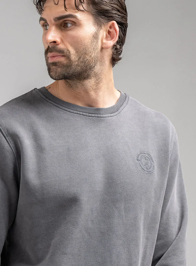 DISSIDENT-PULLOVER MIT ACID-WASCHUNG