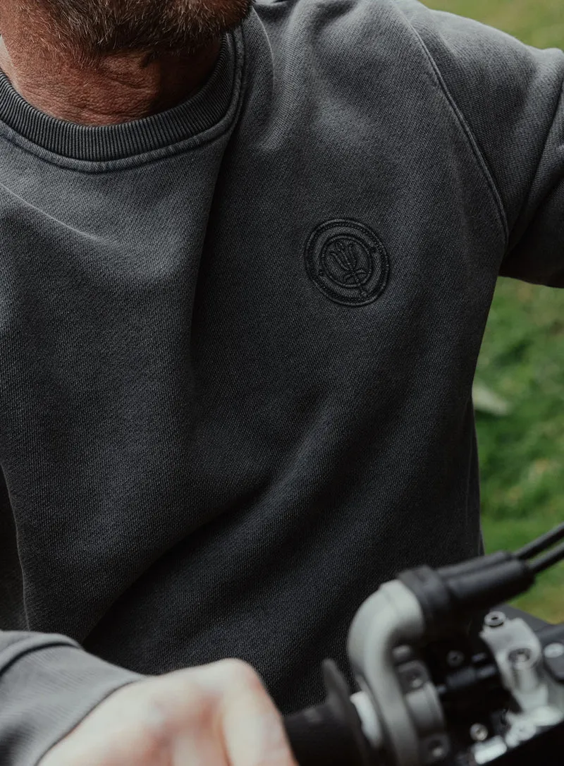 DISSIDENT-PULLOVER MIT ACID-WASCHUNG