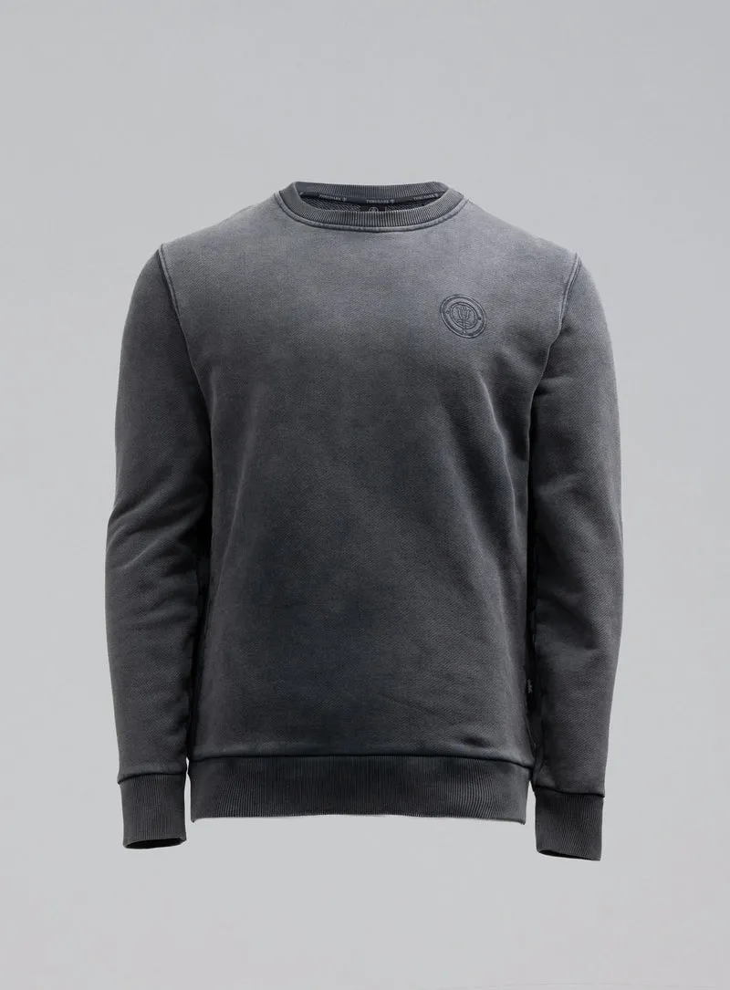 DISSIDENT-PULLOVER MIT ACID-WASCHUNG