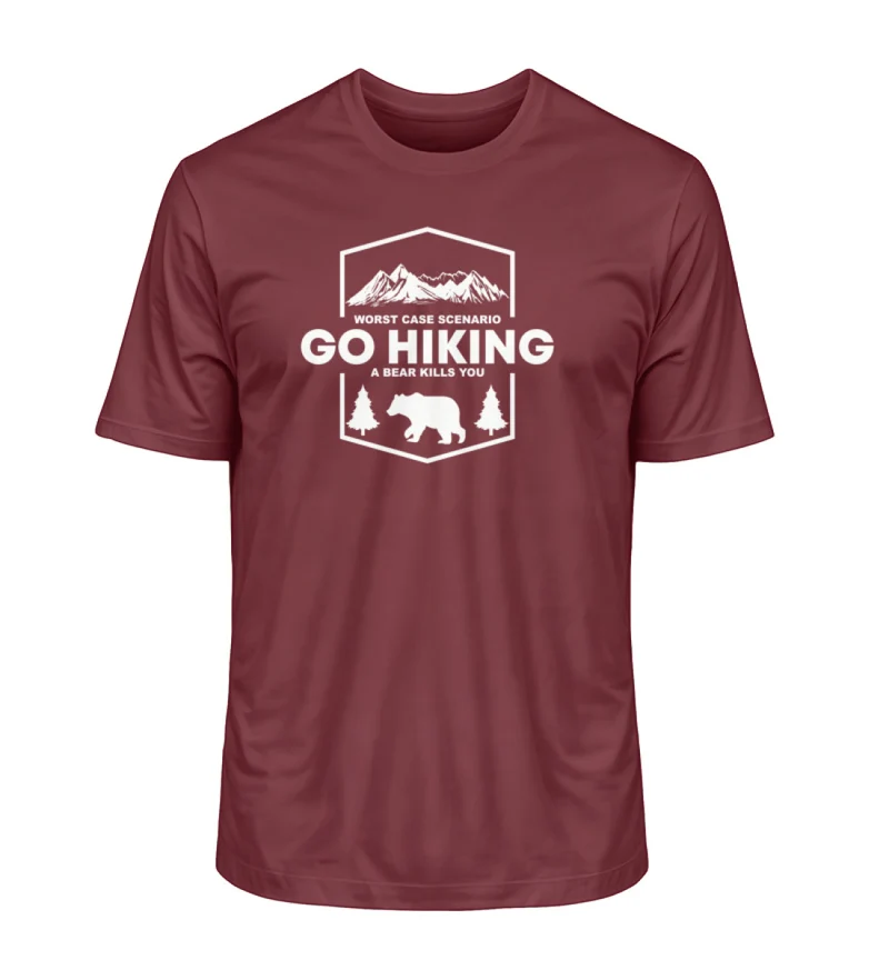 Go Hiking - Unisex Premium Organic T-Shirt
