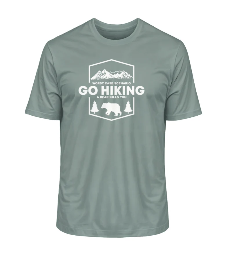 Go Hiking - Unisex Premium Organic T-Shirt