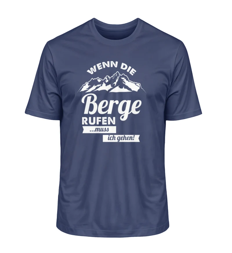Wenn die Berge rufen - Unisex Premium Organic T-Shirt
