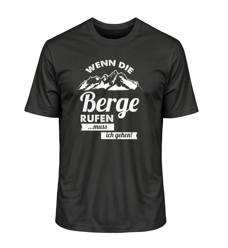 Wenn die Berge rufen - Unisex Premium Organic T-Shirt