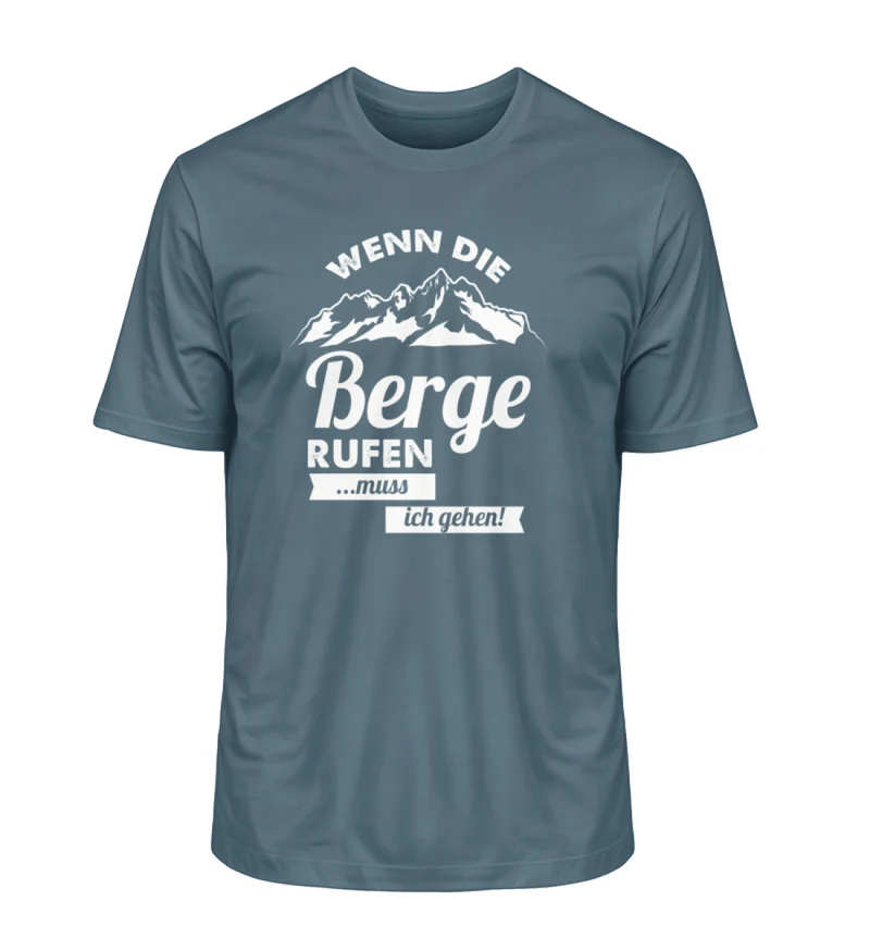 Wenn die Berge rufen - Unisex Premium Organic T-Shirt