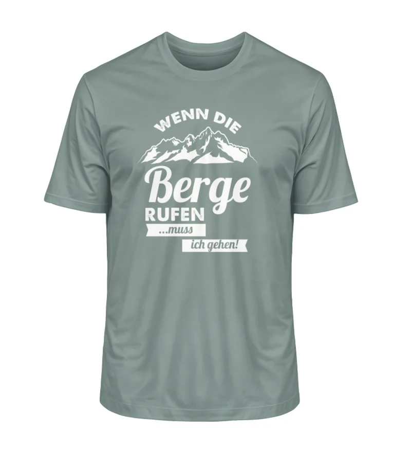 Wenn die Berge rufen - Unisex Premium Organic T-Shirt
