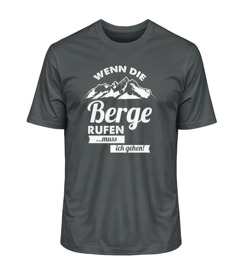 Wenn die Berge rufen - Unisex Premium Organic T-Shirt