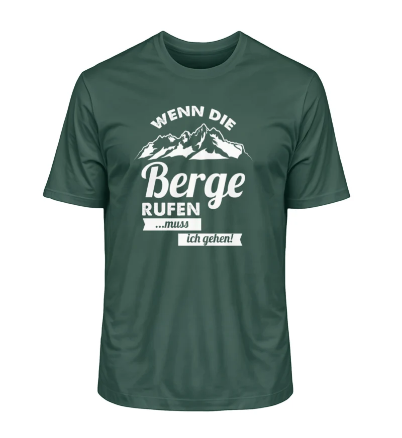 Wenn die Berge rufen - Unisex Premium Organic T-Shirt