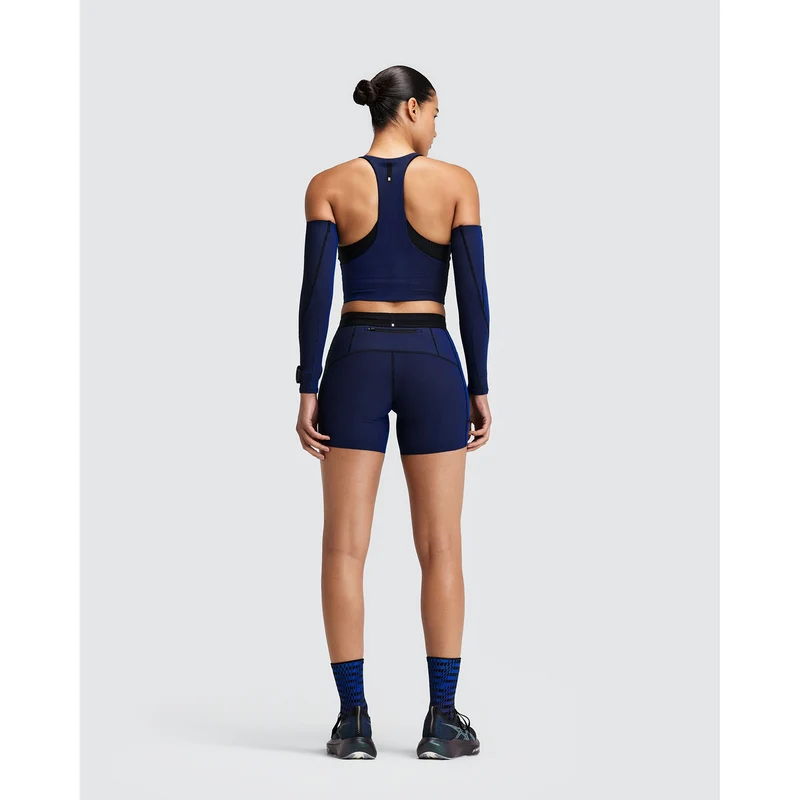 Bandit Striped Cadence Zip Front T-Back Race Crop Dames