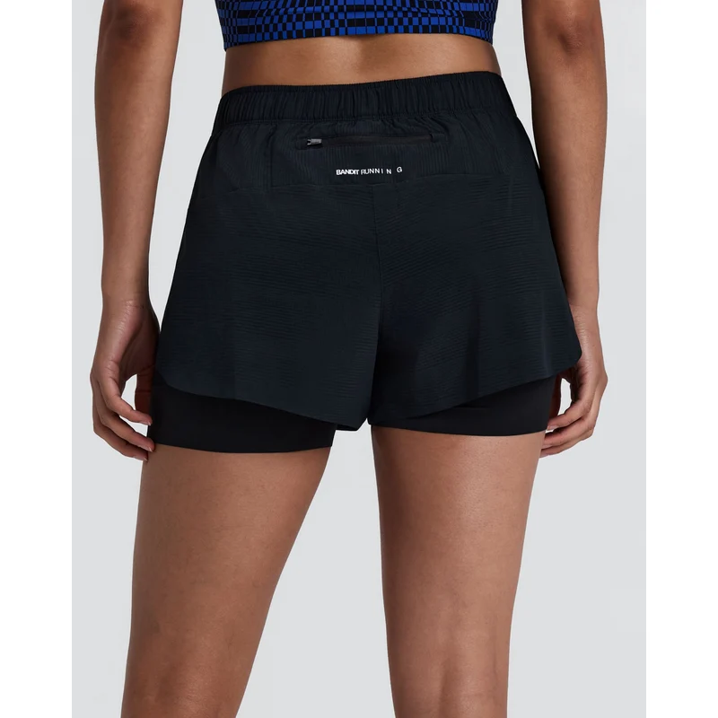 Bandit Coolgrid 2-in-1 Run Shorts Dames