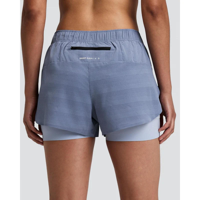 Bandit Coolgrid 2-in-1 Run Shorts Dames