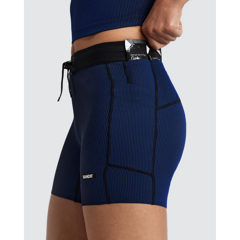 Bandit Striped Cadence 5" Compression Shorts Dames