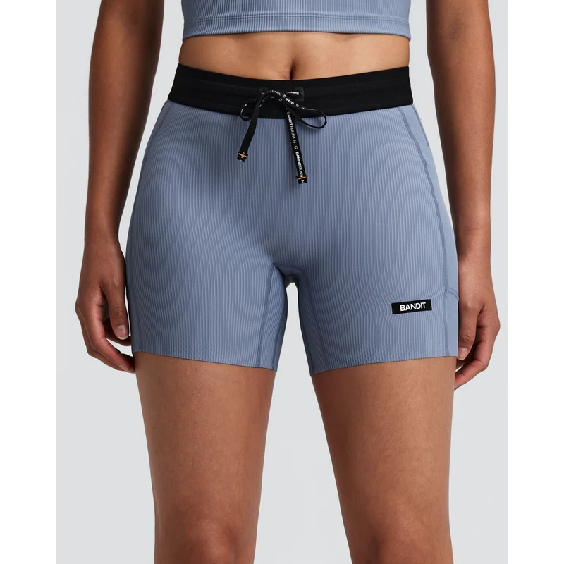 Bandit Striped Cadence 5" Compression Shorts Dames