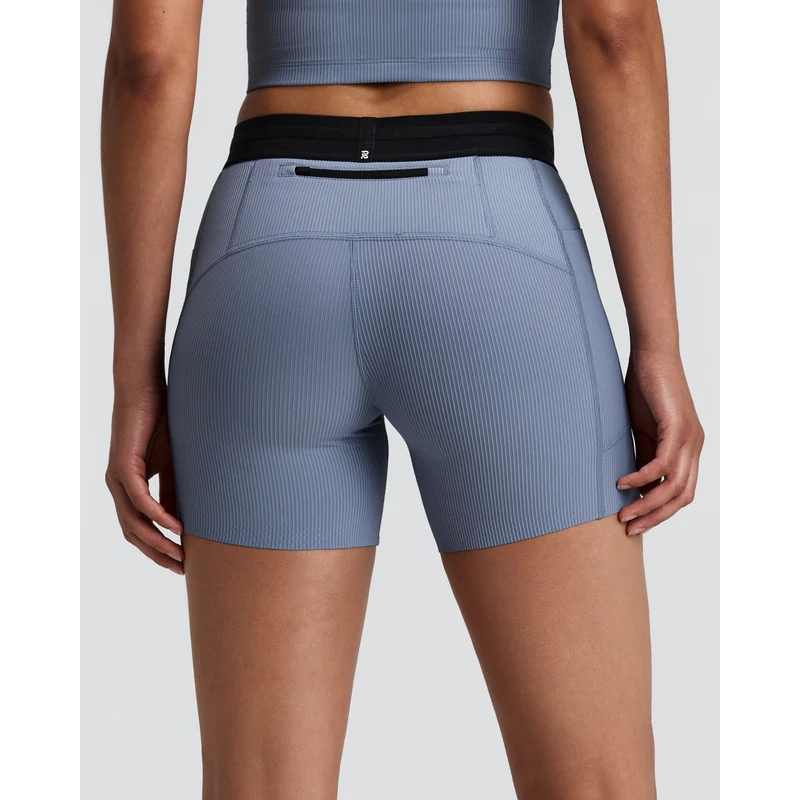 Bandit Striped Cadence 5" Compression Shorts Dames