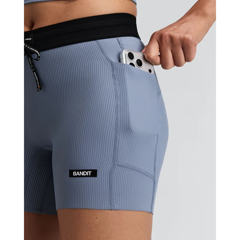 Bandit Striped Cadence 5" Compression Shorts Dames