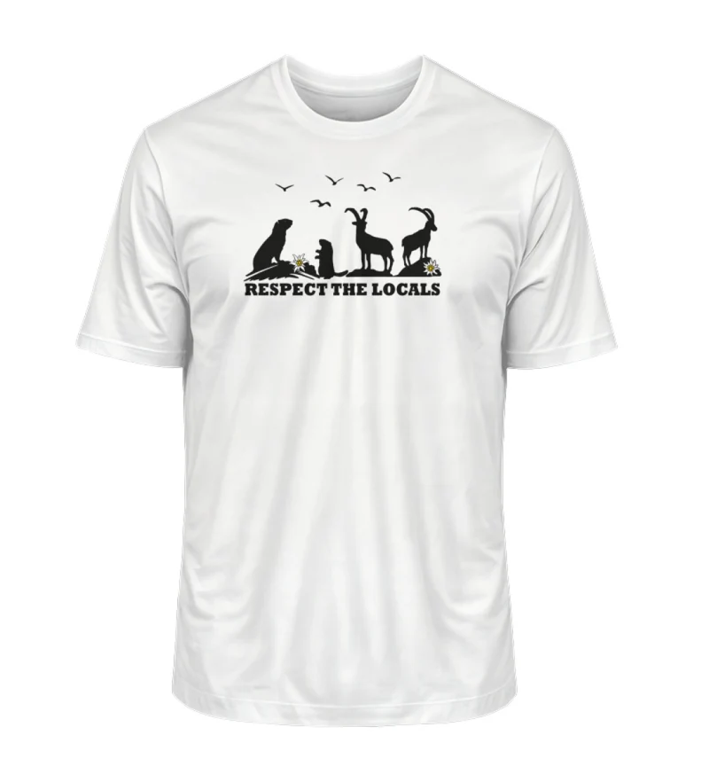 Respect the Locals - Unisex Premium Organic T-Shirt