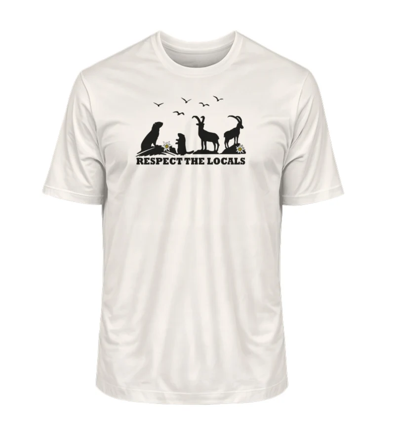 Respect the Locals - Unisex Premium Organic T-Shirt
