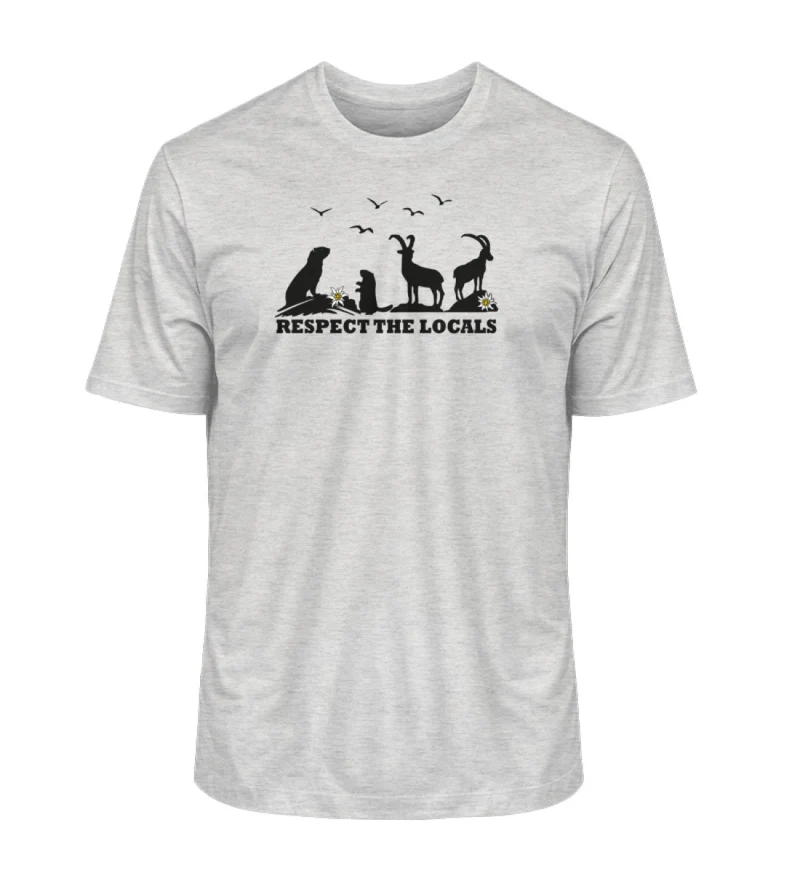 Respect the Locals - Unisex Premium Organic T-Shirt