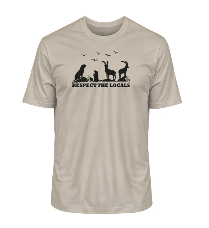 Respect the Locals - Unisex Premium Organic T-Shirt