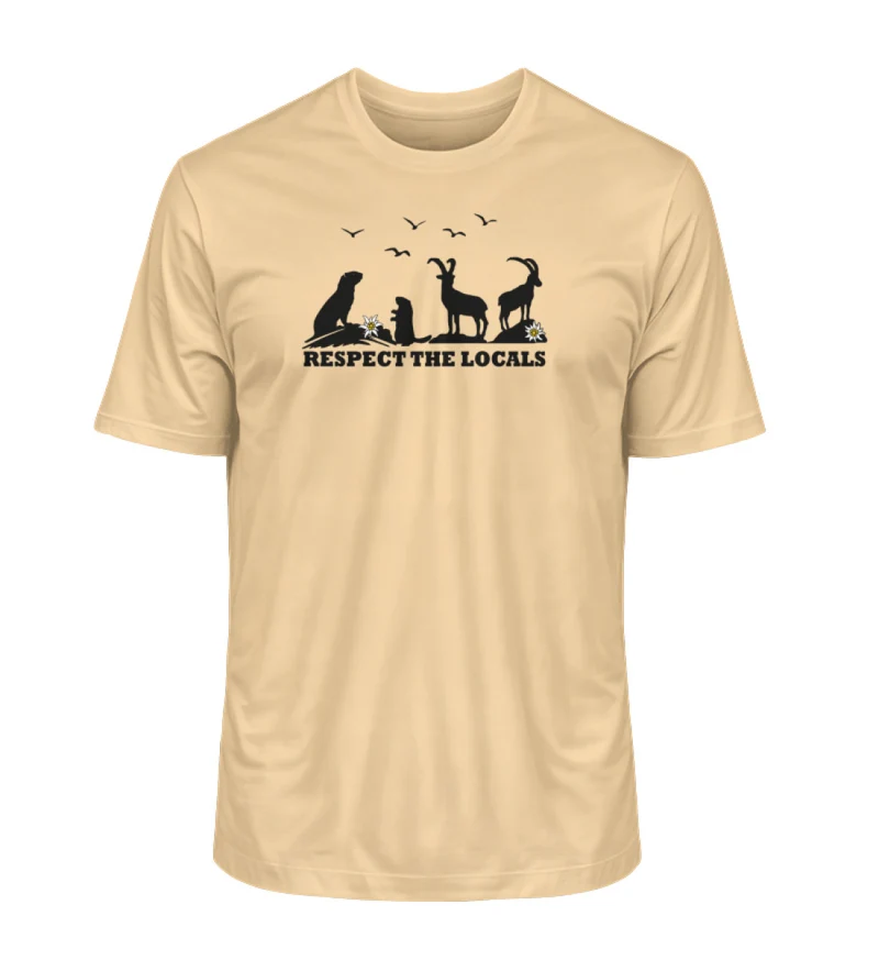 Respect the Locals - Unisex Premium Organic T-Shirt