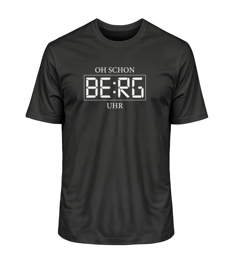 Oh schon Berg Uhr - Unisex Premium Organic T-Shirt