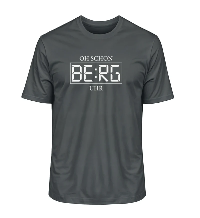 Oh schon Berg Uhr - Unisex Premium Organic T-Shirt