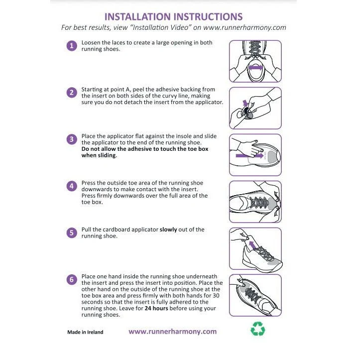 Runner Harmony | Toe Hole Prevention Insert