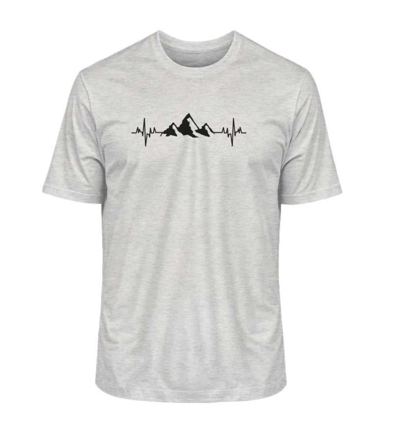Berg Herzschlag - Unisex Premium Organic T-Shirt