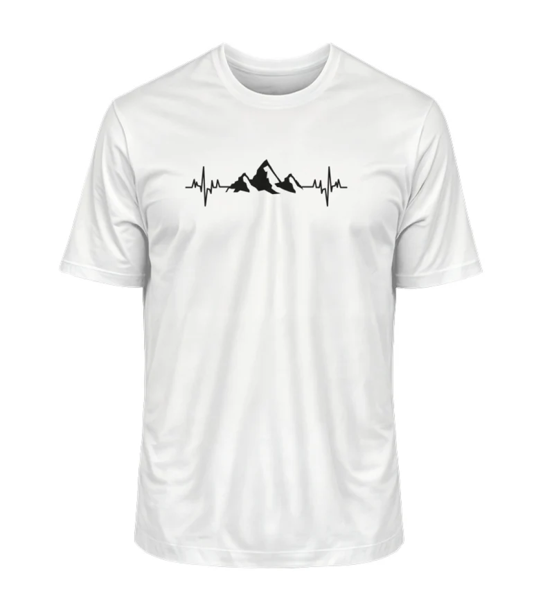 Berg Herzschlag - Unisex Premium Organic T-Shirt