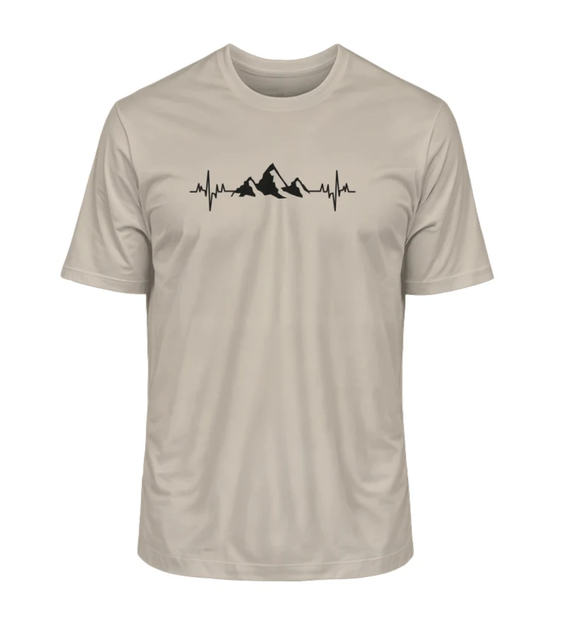 Berg Herzschlag - Unisex Premium Organic T-Shirt