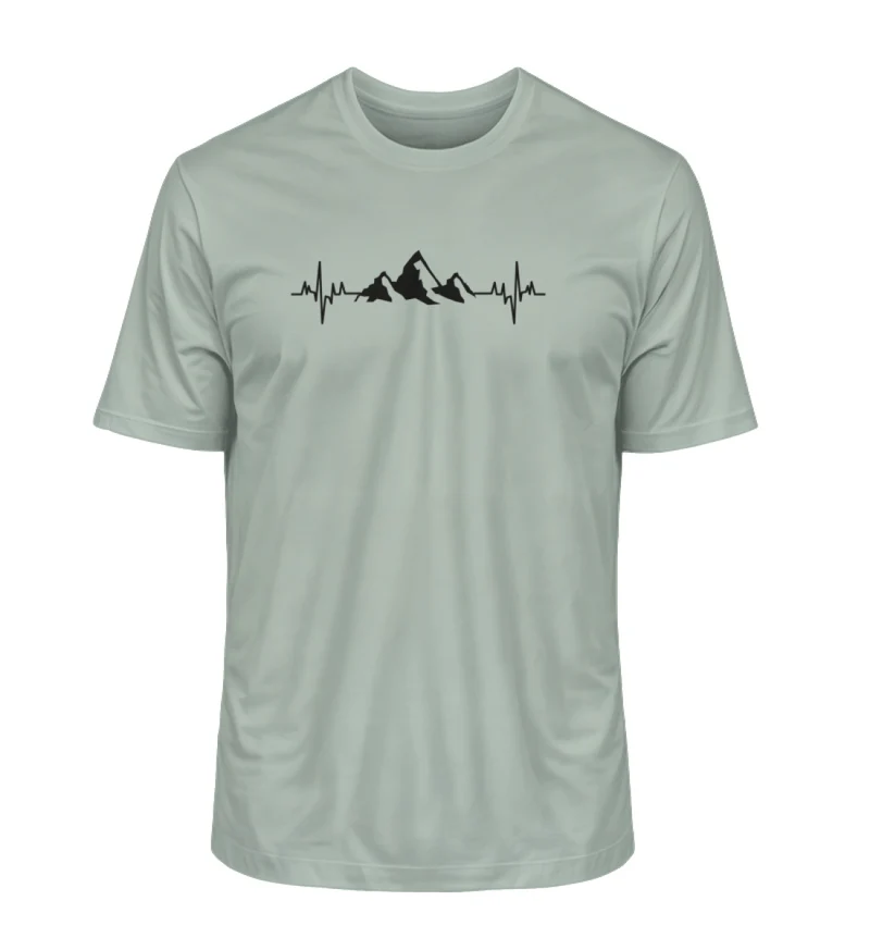 Berg Herzschlag - Unisex Premium Organic T-Shirt