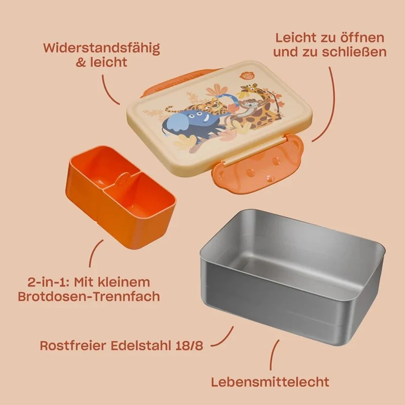 Affenzahn Brotdose Edelstahl