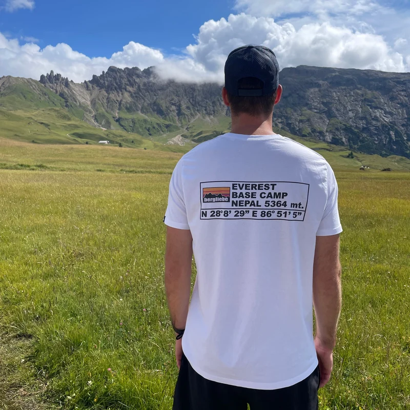 Everest Base Camp Backprint - Unisex Premium Organic T-Shirt