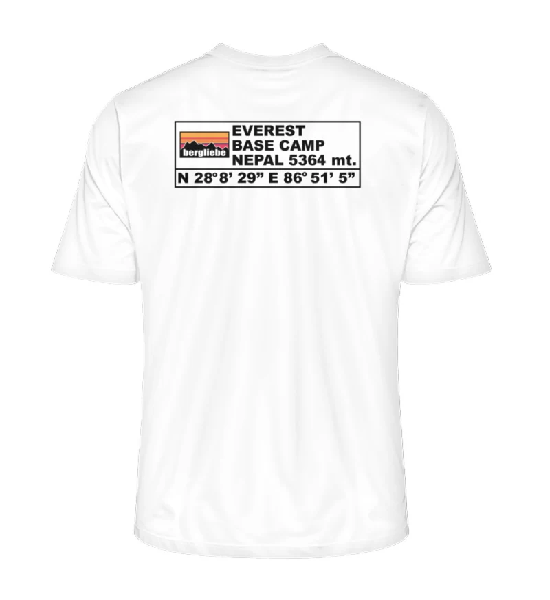 Everest Base Camp Backprint - Unisex Premium Organic T-Shirt