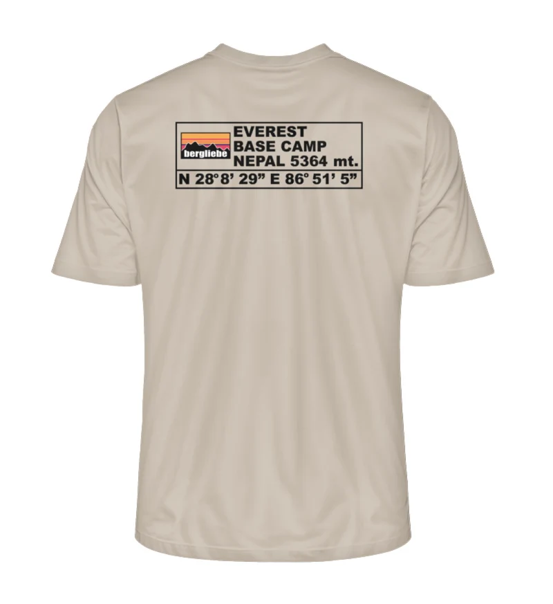 Everest Base Camp Backprint - Unisex Premium Organic T-Shirt