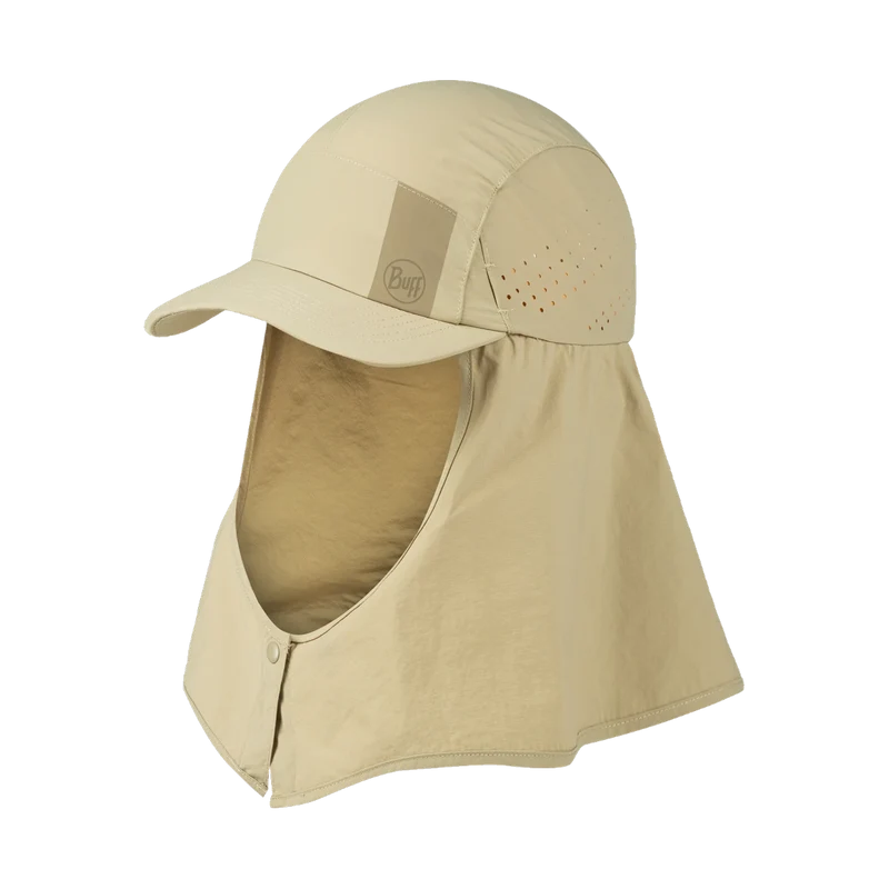 Buff Desert Cap Solid Birch Grey