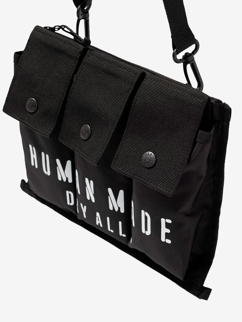 Military Shoulder Bag Black