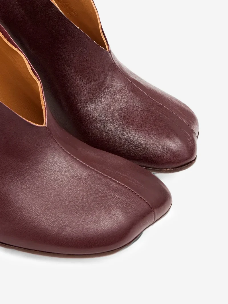Pumps Anatomic in Nappa marrone