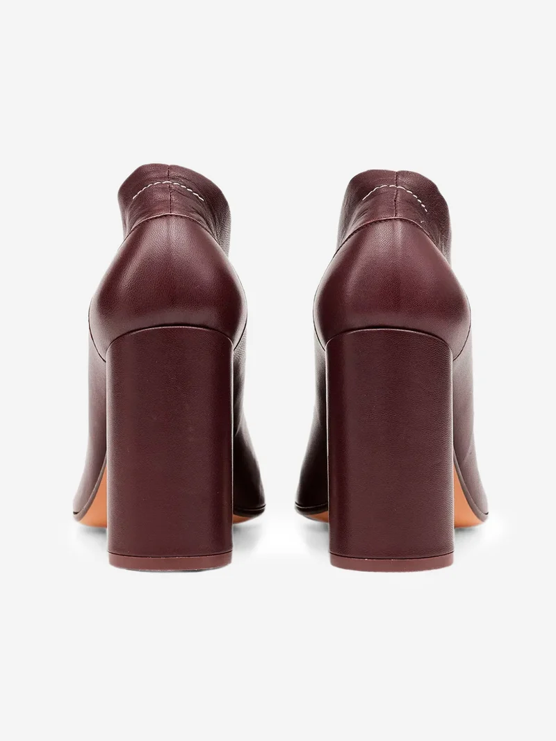 Pumps Anatomic in Nappa marrone