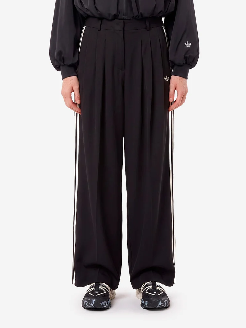 Pantaloni pleated neri