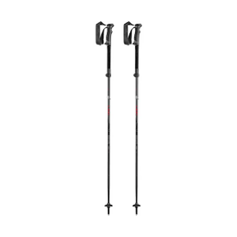 Leki Legacy FX TA Grey, Faltbare Trekkingstöcke für Wandern und Outdoor