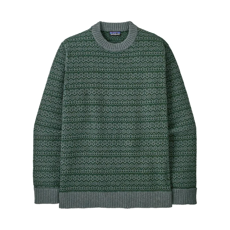 Patagonia Recycled Wool-Blend Sweater Snow Squall: Blue Sage