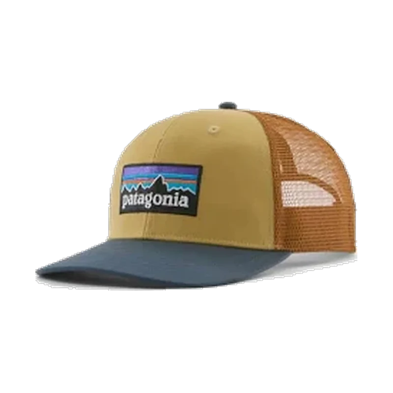 Patagonia P-6 Logo Trucker Hat Lynx Tan